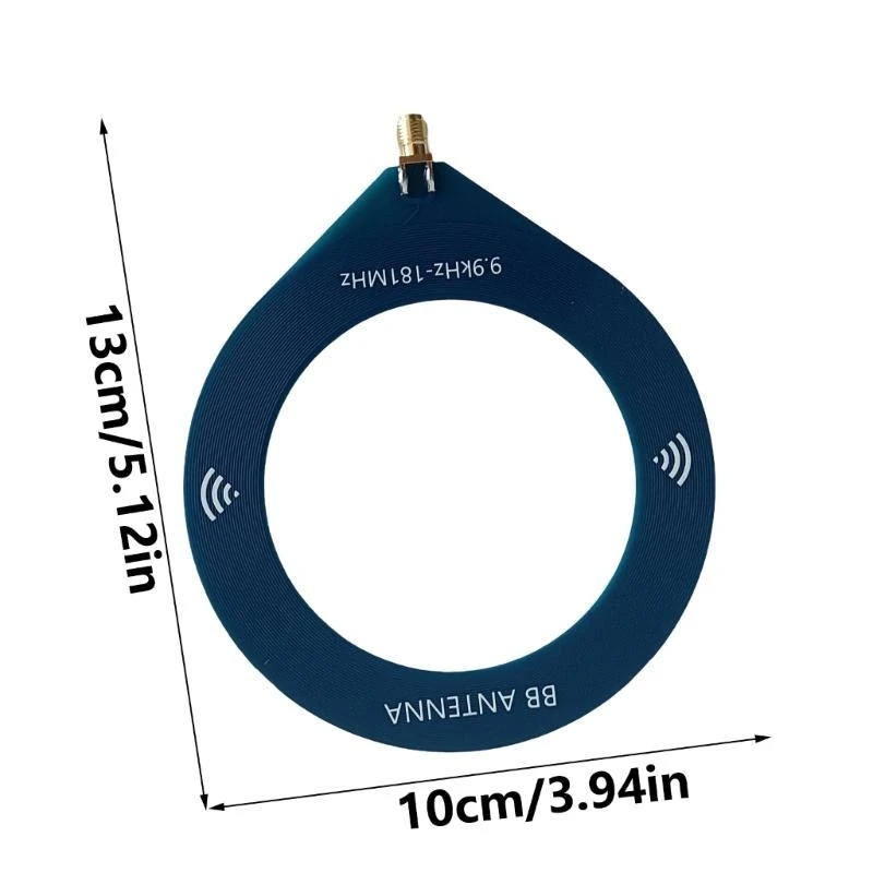 Mini antenas banda larga compacta 9,9kHz-181MHz para melhorar a recepção do sinal