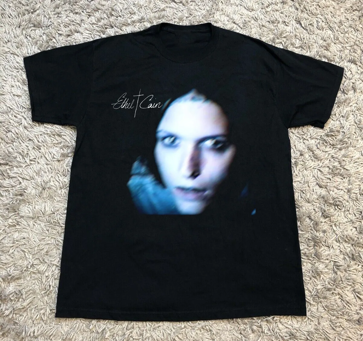 NEW Ptolemaea - Ethel Cain Short Sleeve Cotton Black All Size T-Shirt AE230
