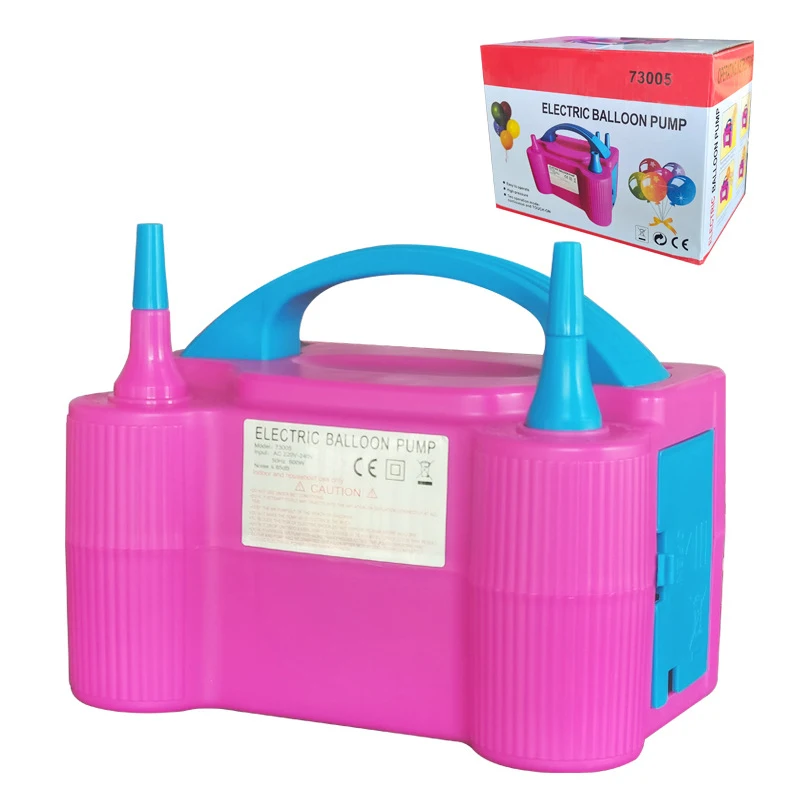 

Electric Balloon Air Pump Inflator Dual-Nozzle Globos Machine Balloon Blower fr Party Balloon Arch Fast Portable Inflatable Tool