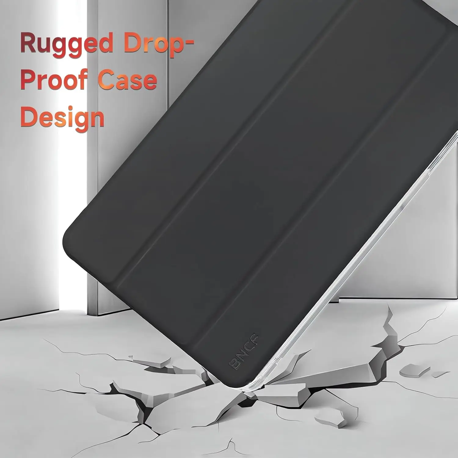 Bpad Mini 8.4 Inch Tablet Case Durable Lightweight Eco-Friendly Auto Sleep Wake Multi-Angle Stand Waterproof Protective Cover