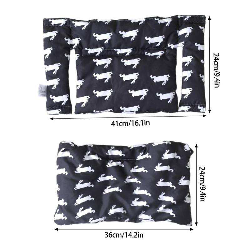 J15U وسادة كرسي أطفال جميلة مطبوعة على شكل أرنب قابلة للتنفس لكراسي الطعام