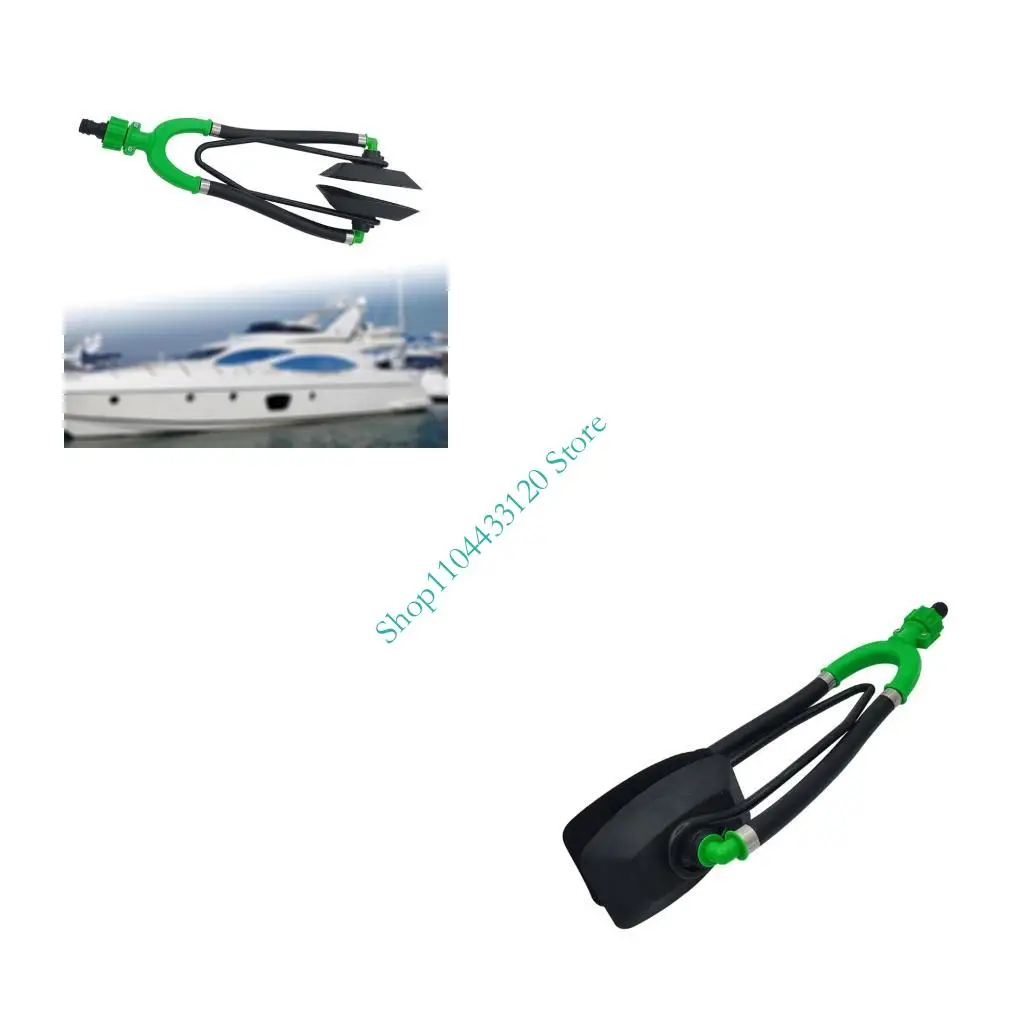 

0XXD Universal Boat Motor Flushing Device Engine Rinse Accessory Removes Sand Salt Deposits Includes 5/8 Inch Hose Connector