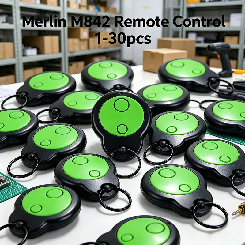 Merlin M842 Security+ Remote Control for Merlin M842 M844 M832 Garage Door Remote / Opener 230T 430R ProLift Gate Motor