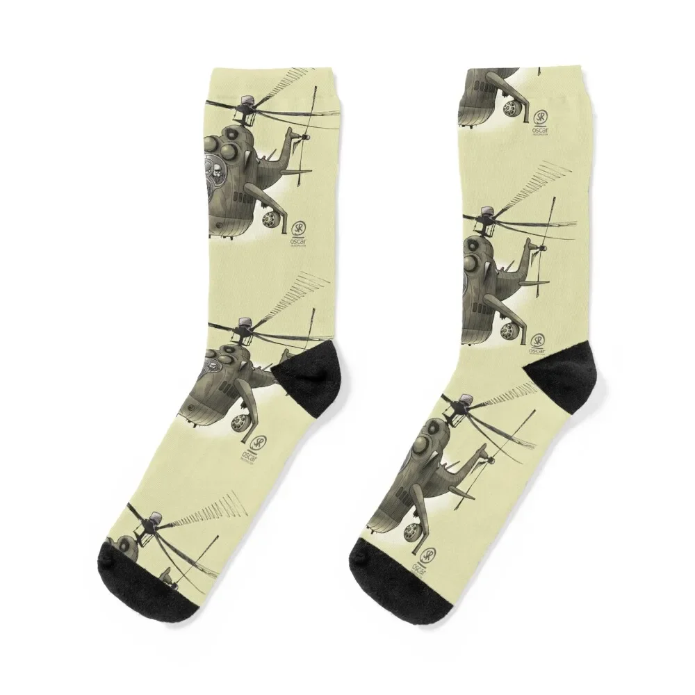 

Mil MI24 Hind Socks compression professional running Women's Socks Men's