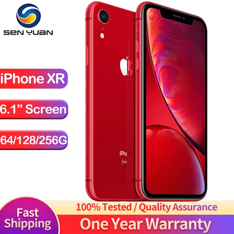 Original Apple iPhone XR Used 4G LTE Mobile Phone Unlocked 6.1