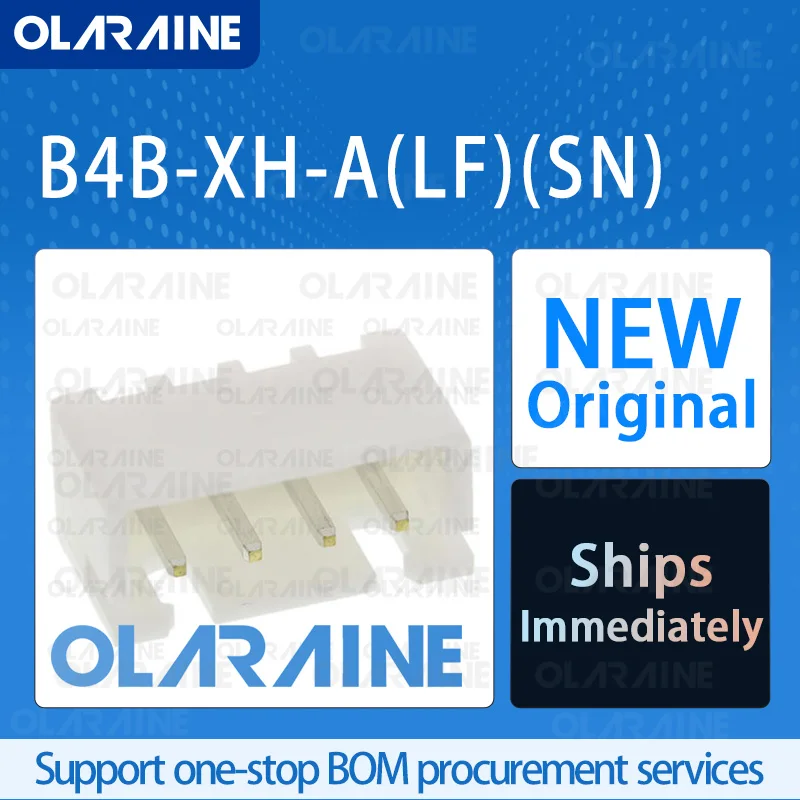 

50/200/500Pcs B4B-XH-A(LF)(SN) 100% brand new and original IC chip Connector headers and wire housings 4 Position