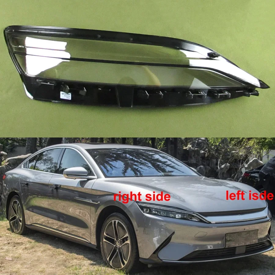 

For BYD Han EV 2020 2021 Headlight Cover Transparent Lampshade Lamp Case Headlamp Shell Plexiglass Replace Original Lens