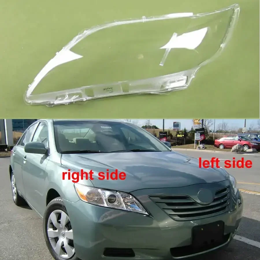 For Toyota Camry 2007 2008 2009 European and American Version Headlight Shell Headlamp Transparent Mask Cover Lens Plexiglass