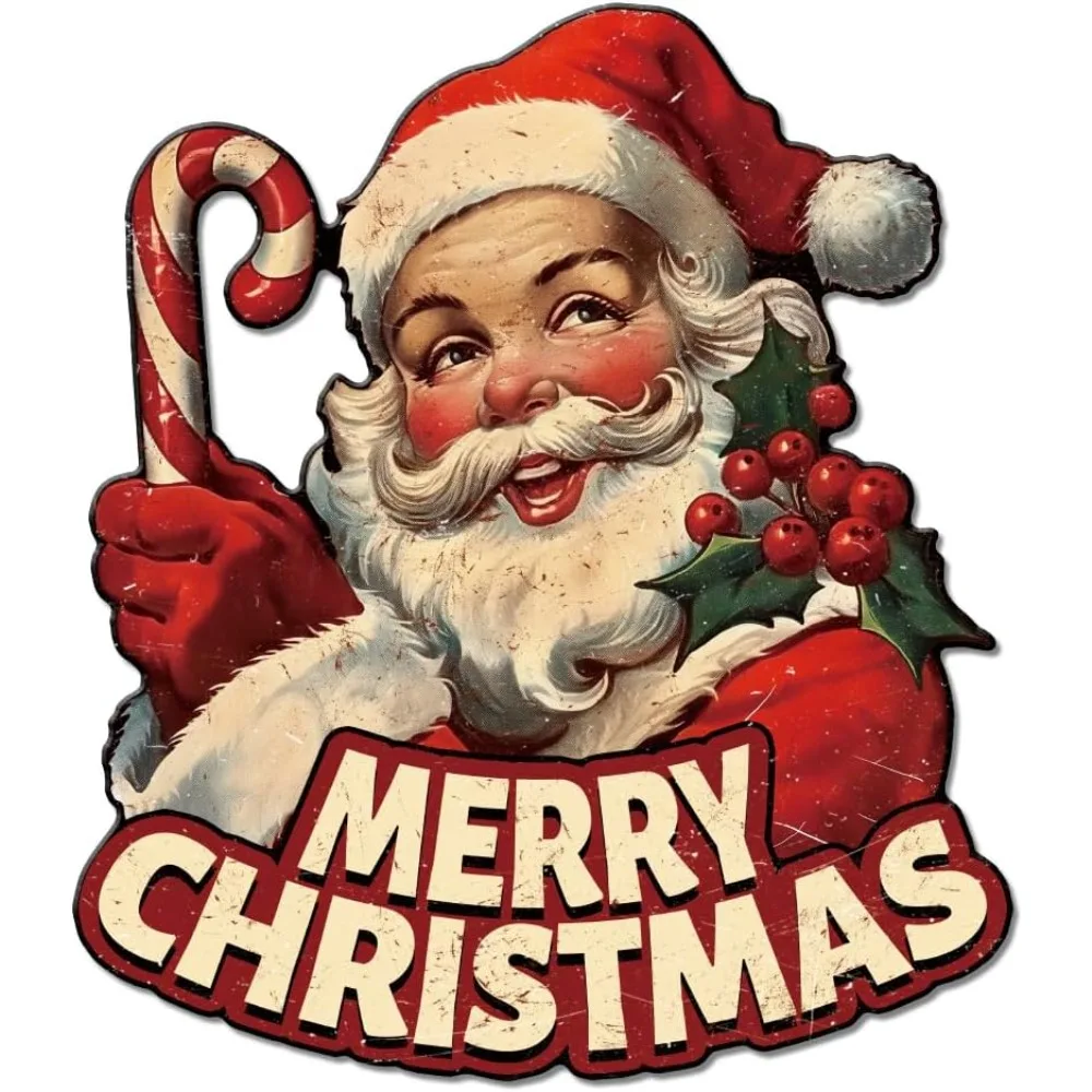 Santa Claus Metal Tin Sign 