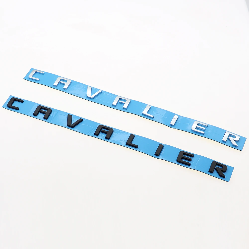 

1PC 3D ABS CAVALIER Car Letter Logo Sticker Tail Bumper Badge Auto Rear Trunk Emblem Styling Accessories XFL