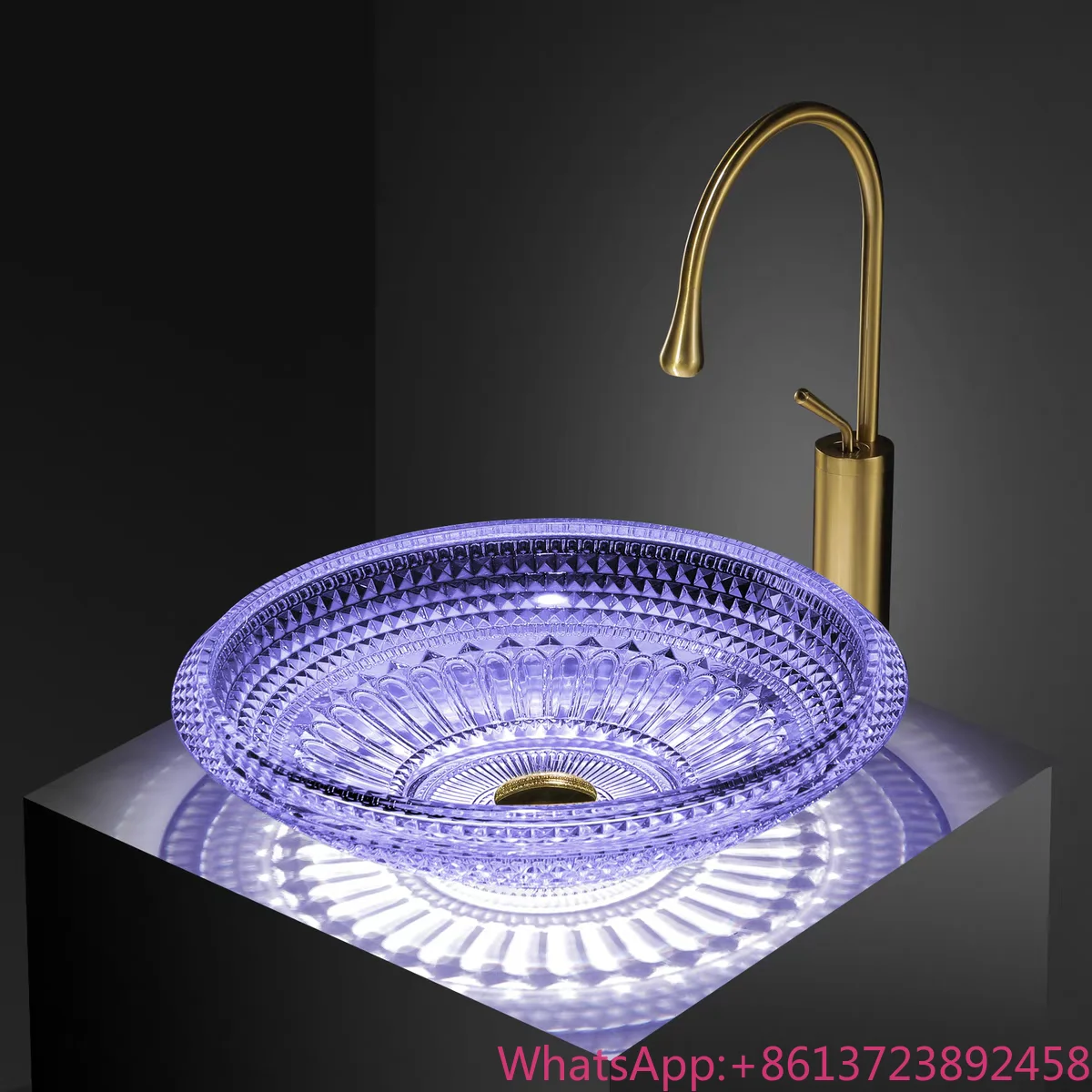 Internet celebrity crown simple round widening art wash basin
