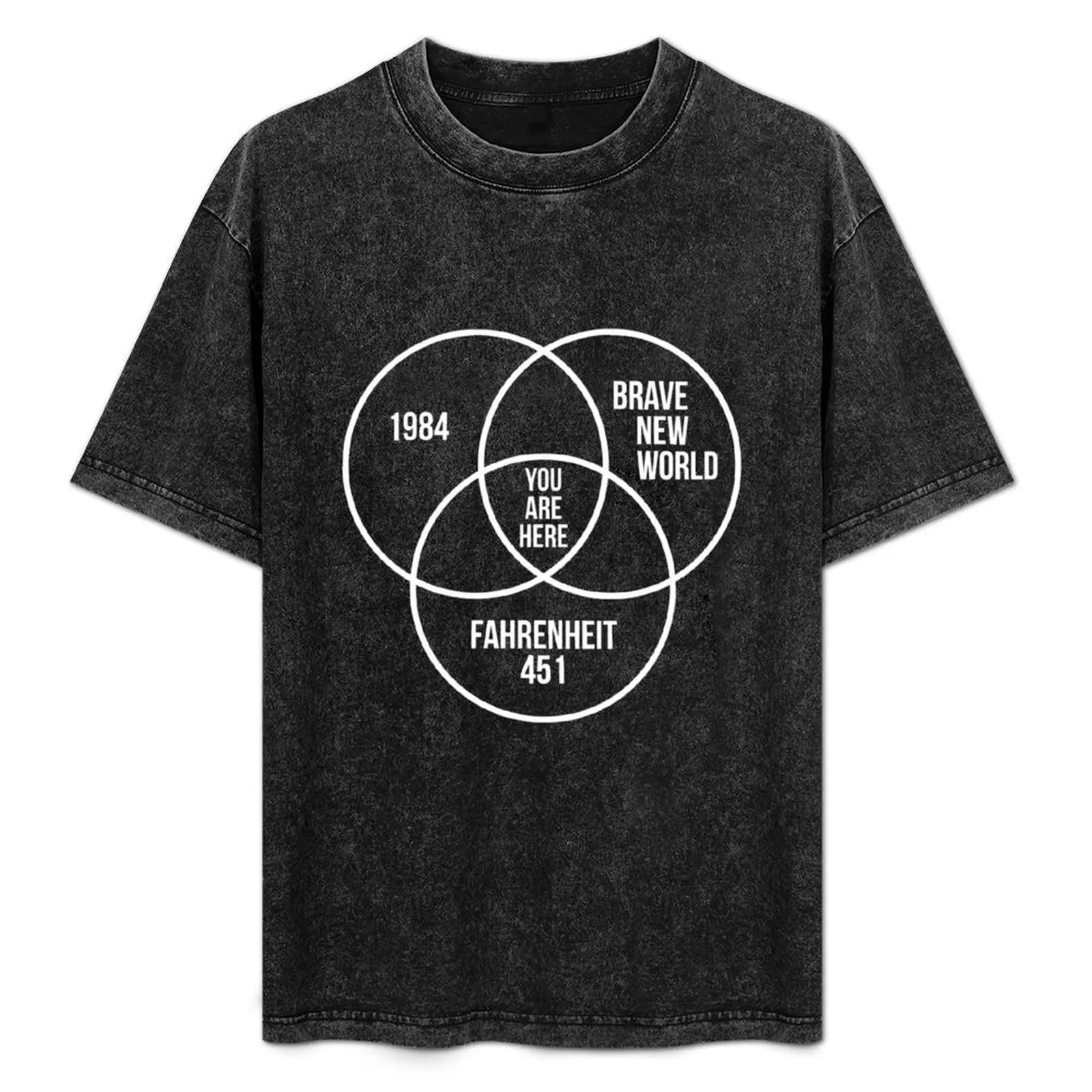 

1984 Brave New World Fahrenheit 451 Conspiracy T-Shirt Quick Dry Sports Short Sleeve Tee
