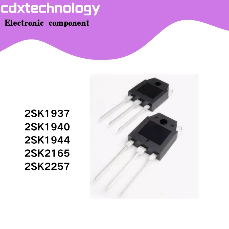 5PCS/Lot 2SK1937 2SK1940 2SK1944 2SK2165 2SK2257 TO-3P High power field effect tube