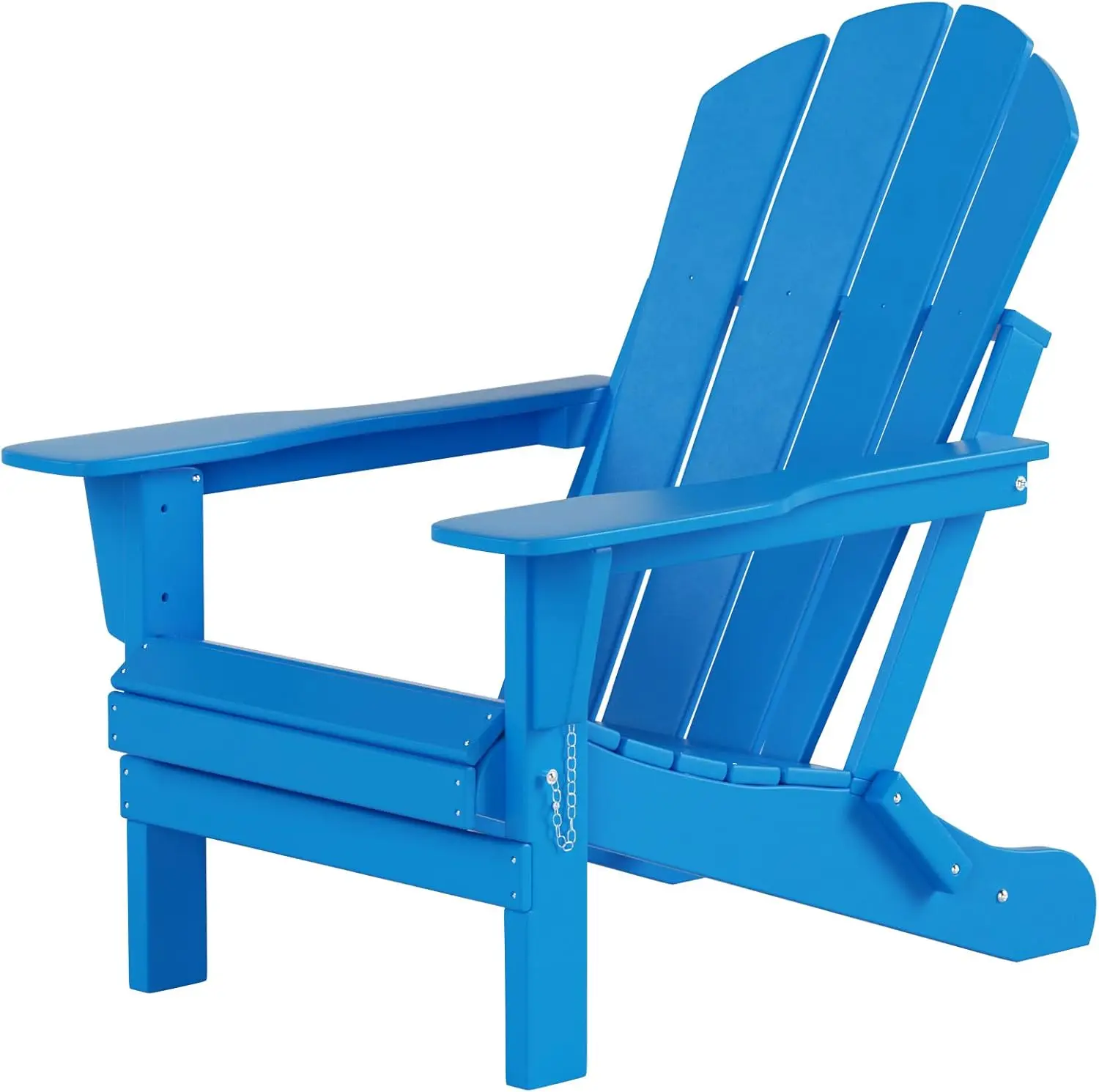 

Outdoor Adirondack Chair, Plastic Fire Pit Chair, Weather Resistant Folding Patio Lawn Chair