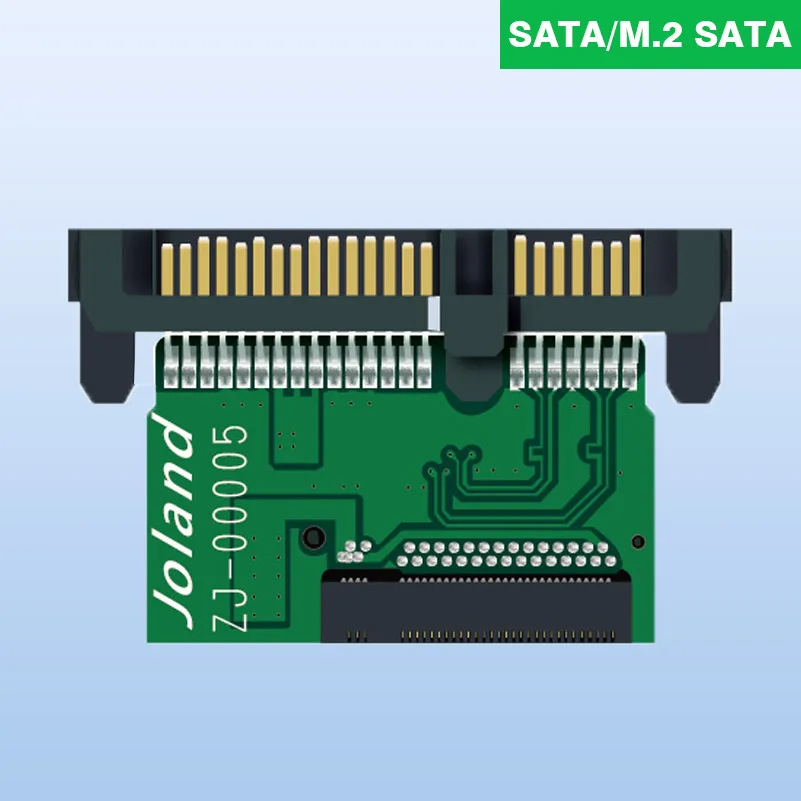 SATA To Solid-State M.2 SATA Switchboard Adapter Board Connector Free-Fixed Free Plug and Play, Copy M2 Converter Card for SSD