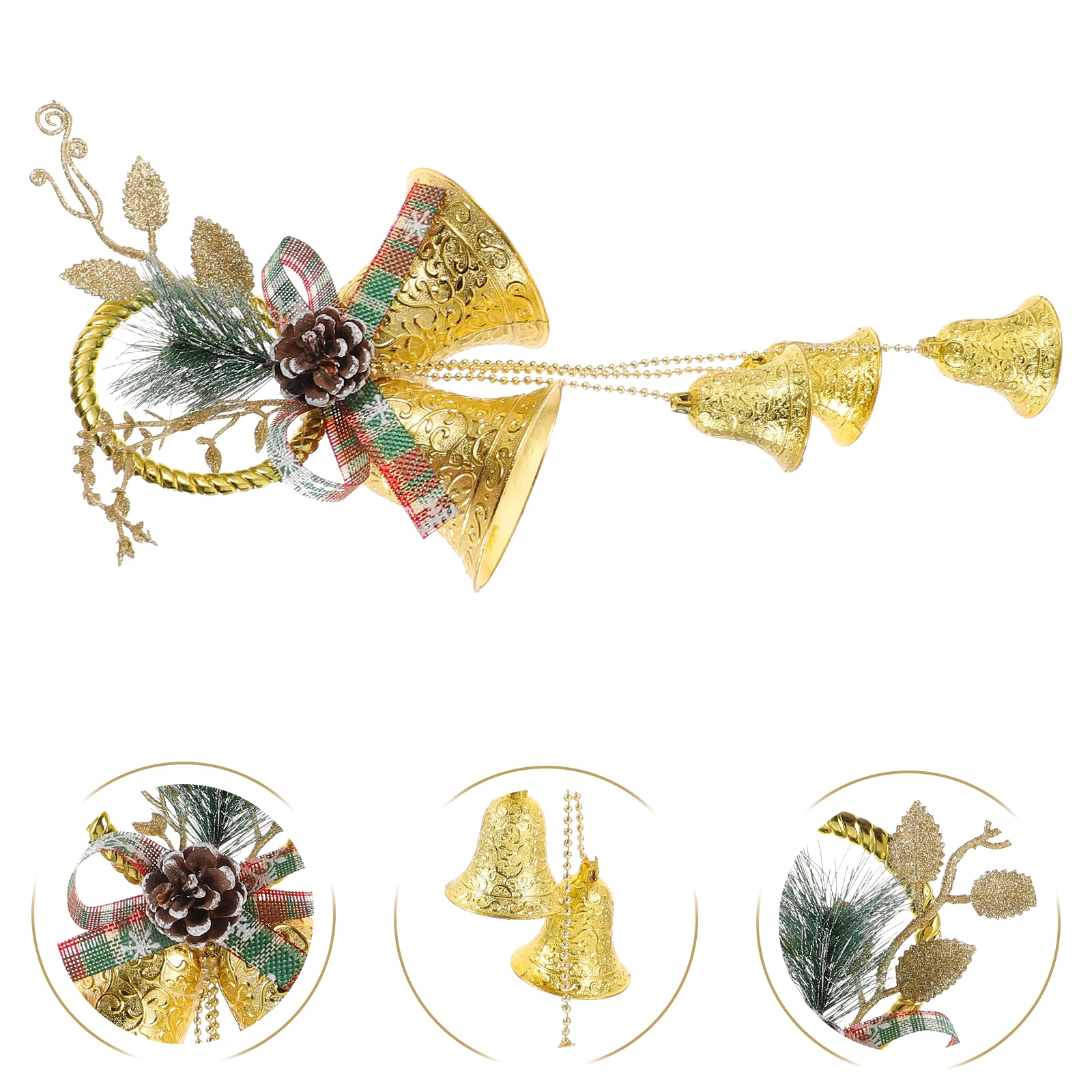 

Christmas Bell Ornament Decorations Lovely Pendant Hanging Entrance Ornaments Bells Tree