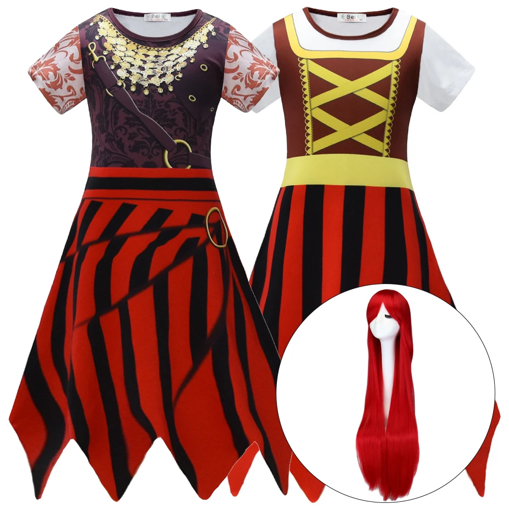 

Movie Nightmare Christmas Cosplay Costume Sally Dress Uniform Suits for Kids Outfit Carnival Party Performance Clothes Roleplay