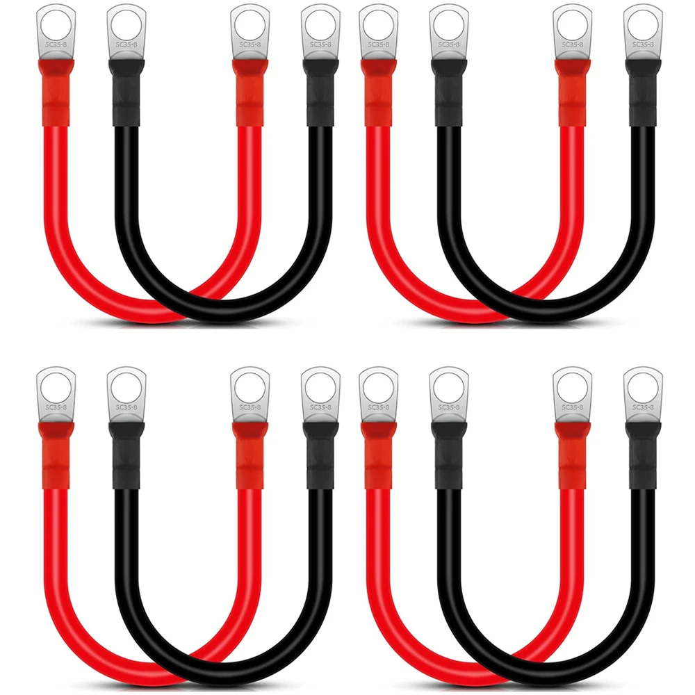 Soft Silicone Battery Cable Set, Waterproof Flexible 2AWG