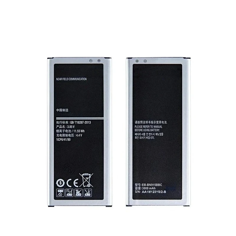 3.85 فولت 3000 مللي أمبير بطارية الهاتف المحمول EB-BN915BBC لسامسونج غالاكسي ملاحظة حافة N915 N915F N915A N915T N915K/L/S N915V N915G N9150