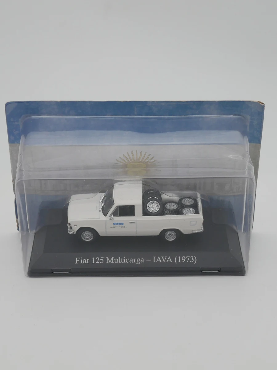 Ixo 1:43 Fiat 125 Multicarga IAVA 1973 Diecas Car Model Metal Toy Vehicle