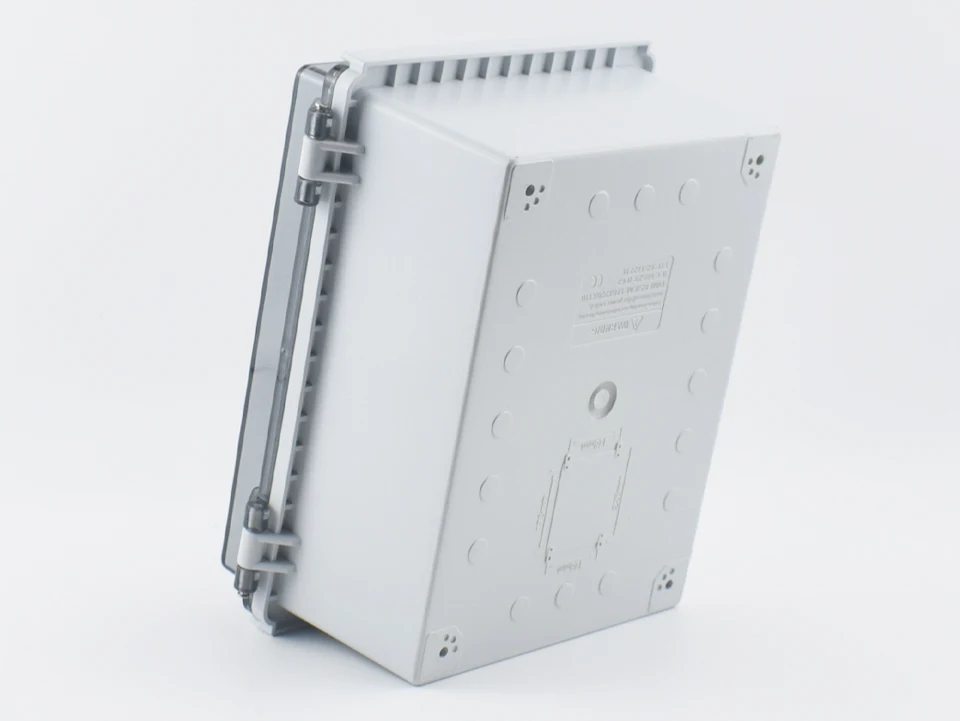 IP67 Wasserdichtes graues/transparentes Abdeckgehäuse, Anschlussdose, ABS-Kunststoff, für den Außenbereich, elektronisches Instrumentenscharniergehäuse – Detail 9