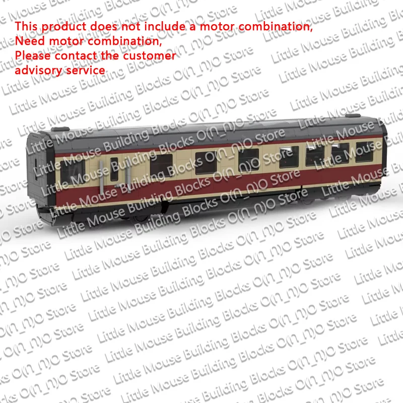 QWERT City Car Model MOC Building Bricks VT 11.5 Diesel Multiple Unit Modular Technology Gifts Holiday Assemble Children Toys