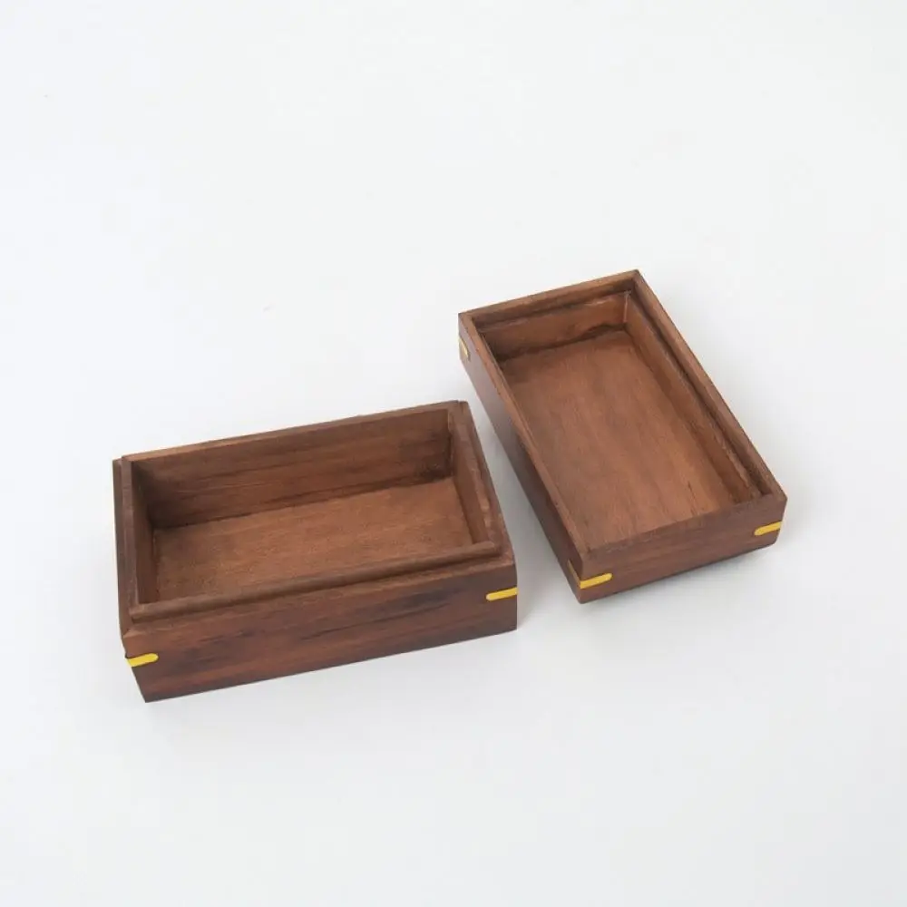 Wooden Pet Urn Square Keepsake Box For Dog Cat Ashes Memorial Funeral Container Moisture Proof Funeral Urn Decorative Holder