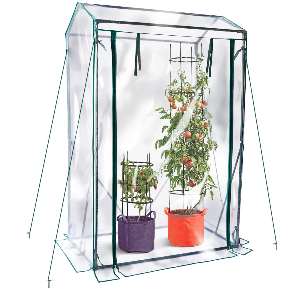 

Mini Green house Indoor Outdoor Plastic Garden Winter Garden Tomatoes Greenhouses for Tomatoes