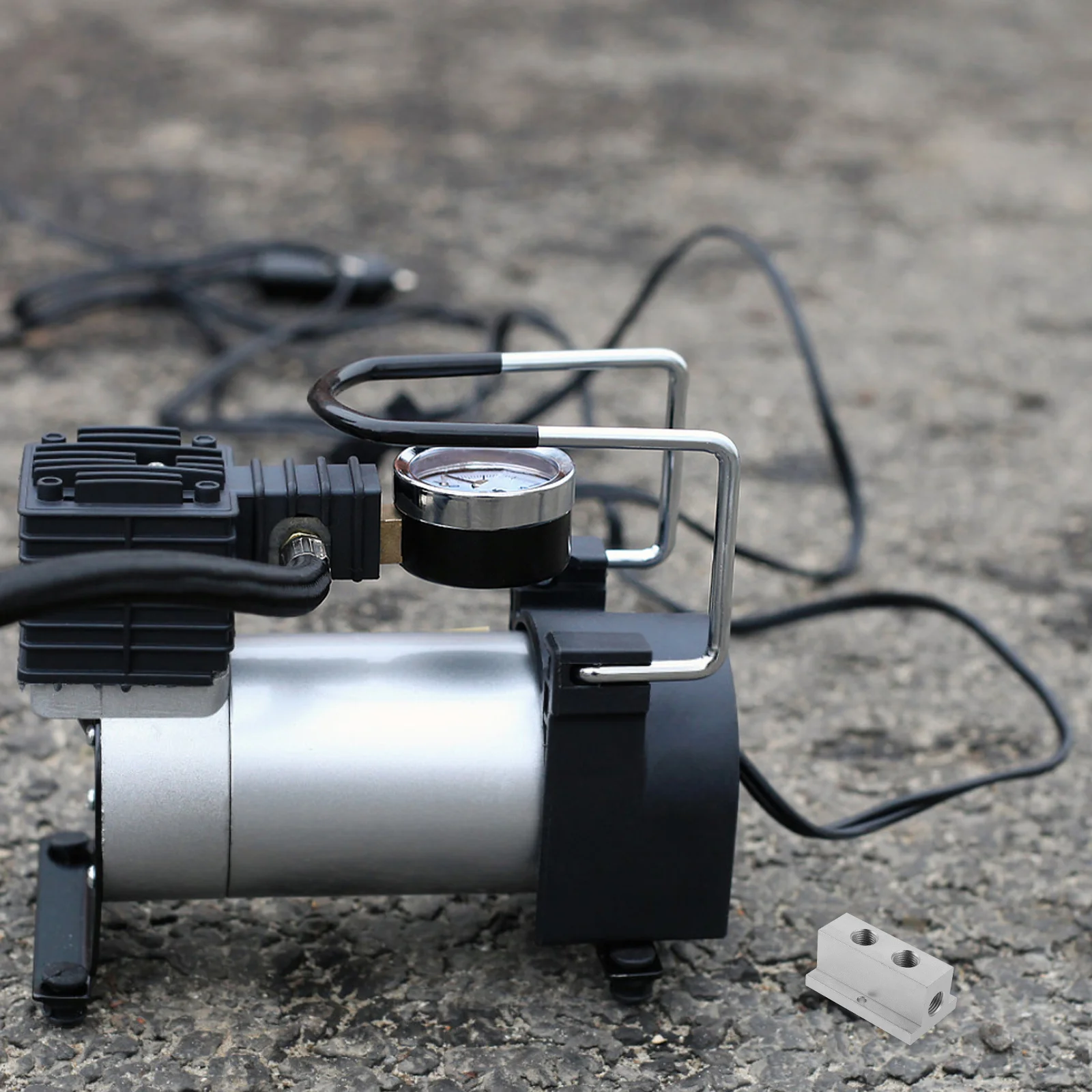 T-Type Air Distribution Block Multi-Channel Pneumatic Manifold for Gas Flow Junction Compact Design Easy Installation Flow