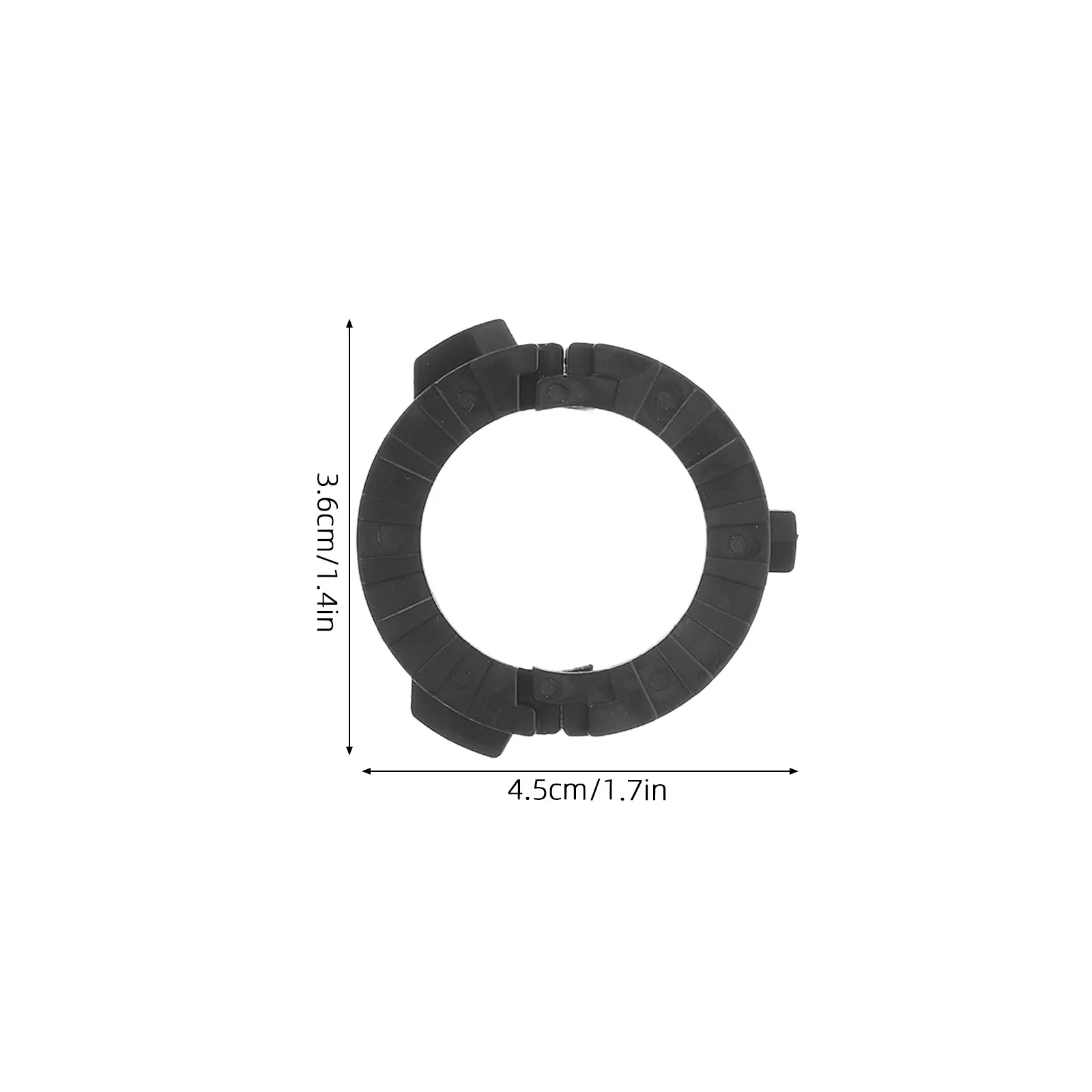 5Pcs Automotive Headlight Bulb Retainer Clip Euro Car Lamp Holder Plastic Heat Resistant Car Bulb Holder Base Ring for Vehicle