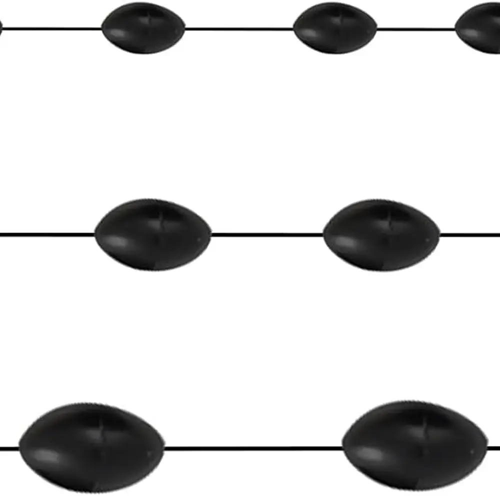 طقم بوبر لصيد السمك مكون من 720 قطعة: سدادة مطاطية سوداء، 6 مقاسات، L، M، S