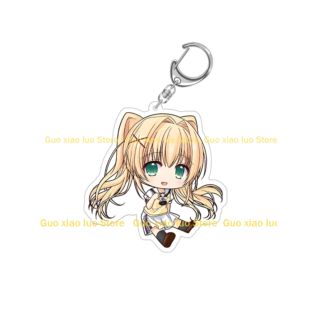 Guo Xiao Luo Anime Peripheral Store Summer Pockets Ao Sorakado Miki Nomura Shizuku Mizuori Acrylic Keychain Pendant Decor Gifts
