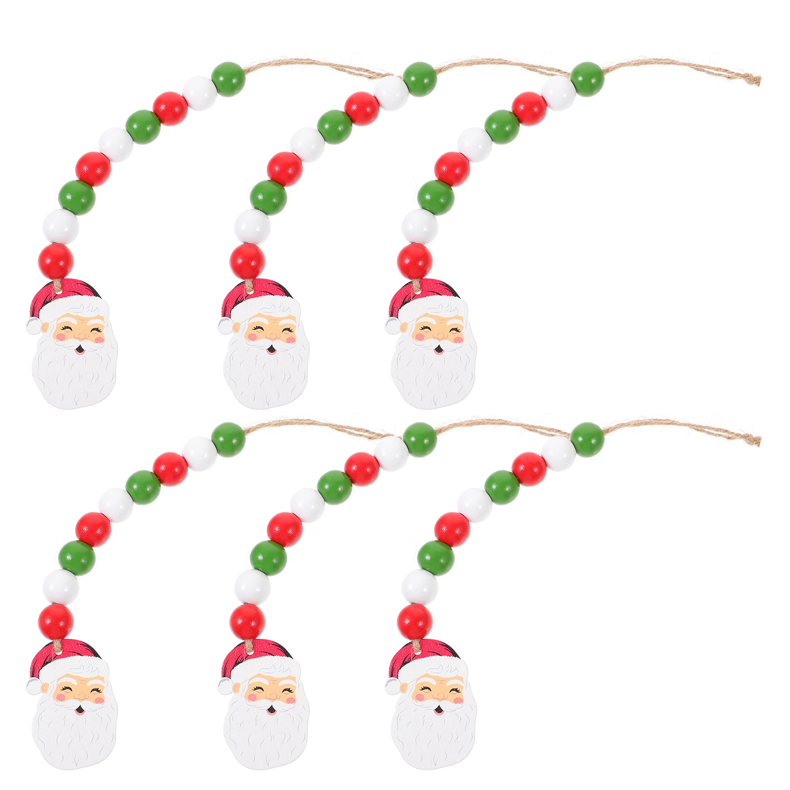 

12 Sets 16mm Christmas Wooden Beads Colorful DIY Decoration Crafts Making Bracelet Jewelry Wreath Rustic Wood Beads Bulk