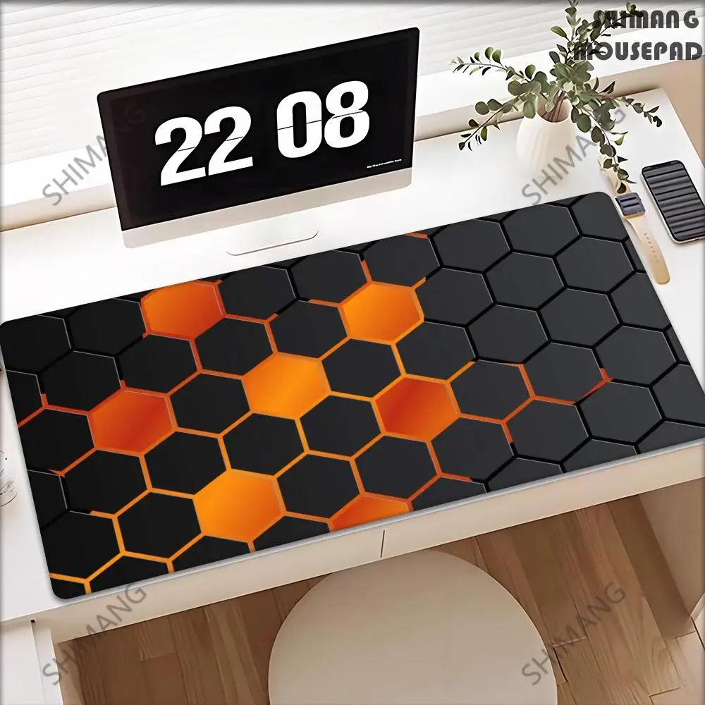 

Honeycomb Gaming Mouse Mat Mausepad Gamer Cabinet Pc Accessories Keyboard Pad Deskmat Mousepad Mats Mause Laptops Pads Anime Xxl