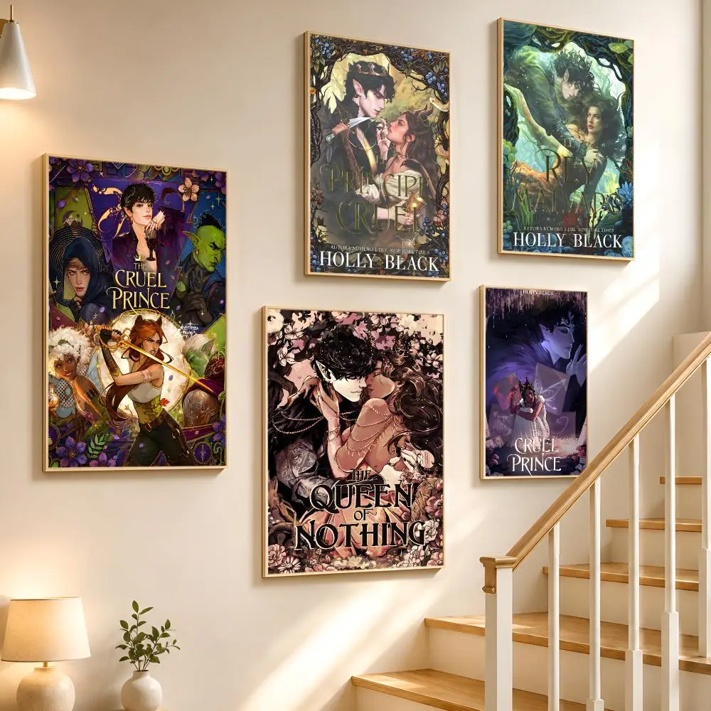 Book Fantasy Romance Cruel Prince Poster High-definition waterproof stickers, suitable for home décor,holiday decorations
