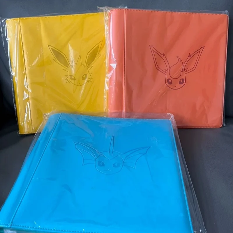 

In Stock Genuine Pokemon Eeveelutions Flareon Jolteon Vaporeon Gift Box PTCG Card Binder Trading Card Collection Storage Album