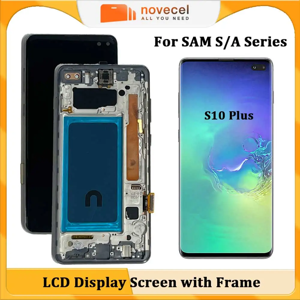 

Novecel 5 шт. incell ЖК-экран + рамка для Samsung Galaxy Note 8 9 10 20U S20 PLus S21 Ultra Touch Замена в сборе