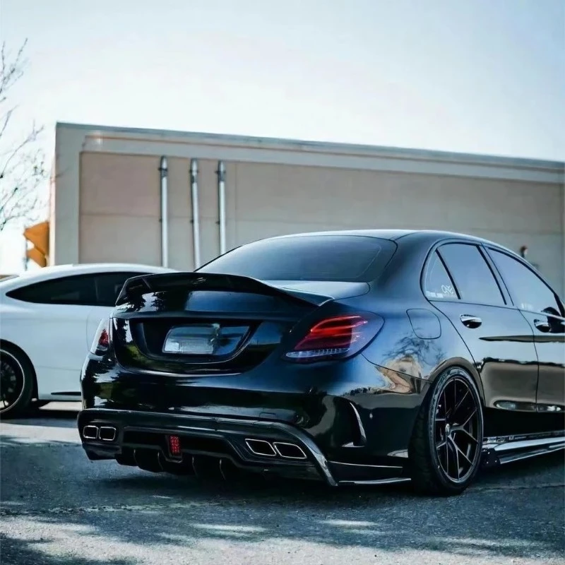 For 2015-2021 Mercedes-Benz C-Class C63 W205 Upgraded R Carbon Fiber Rear Wing