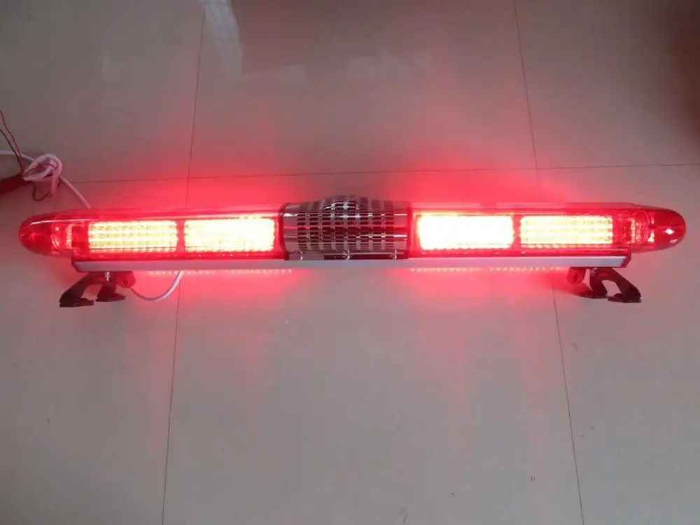 High quality led light bar lightbar with built in speaker and siren ambulance firefighter led lightbar with siren&speaker horn