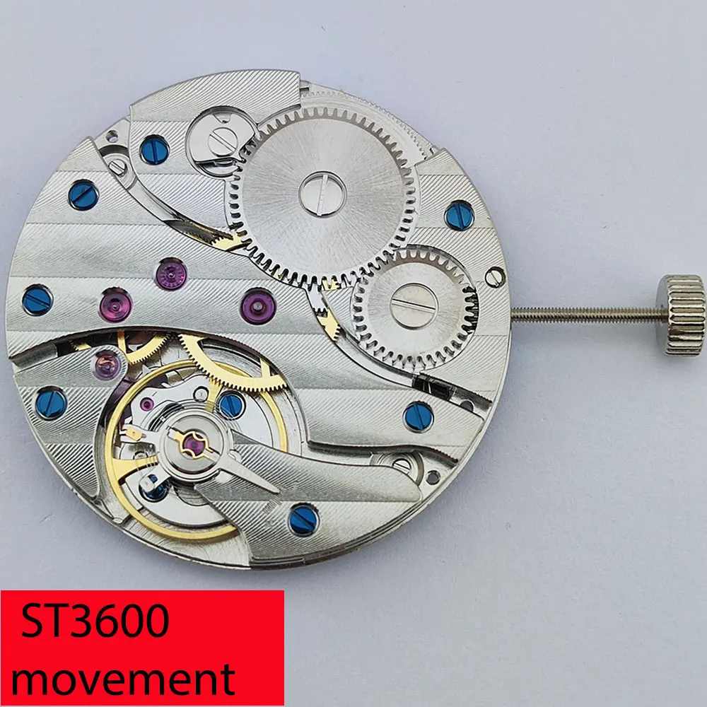 ST3600 Movement 17 Jewels ETA 6497 Movement Model Watch Part Fit for Men\'s Watch Hand Winding Mechanical Movement PNH