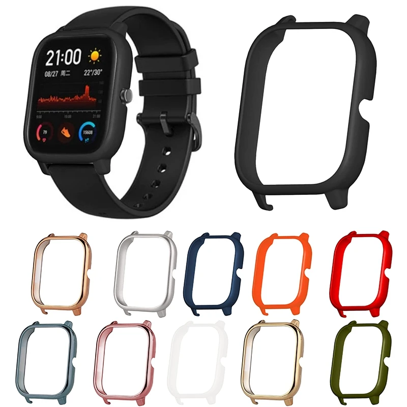 Compatible for Xiaomi Huami Amazfit GTS Case Smart Watch Protector Case Watch Protector Cover -Golden