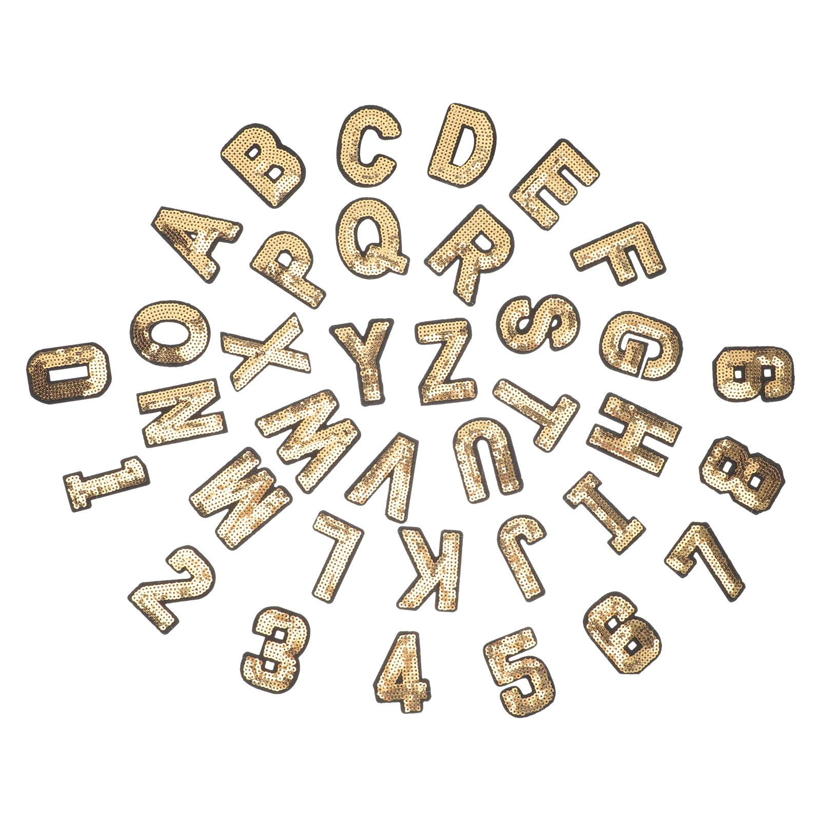 

36 Pcs Cloth Sticker Embroidery Accessories for Sewing All Supplies and Needlework Garment Patches Iron The Alphabet Letter