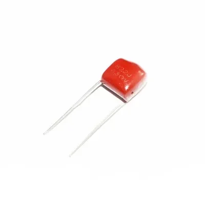 CBB-Capacitor metalizado do filme do polipropileno, 822, 630V, 822J, 630V, 0.0082uF, 8.2nF, P10, CBB22, 100 PCes