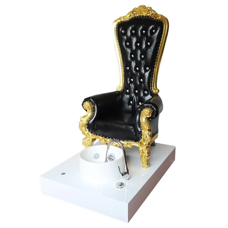 Electric Foot Spa Chair, Manicure Pedicure Sofa, Massage Chair, Foot Bath Therapy, Queen Chair Combo, Salon Furniture