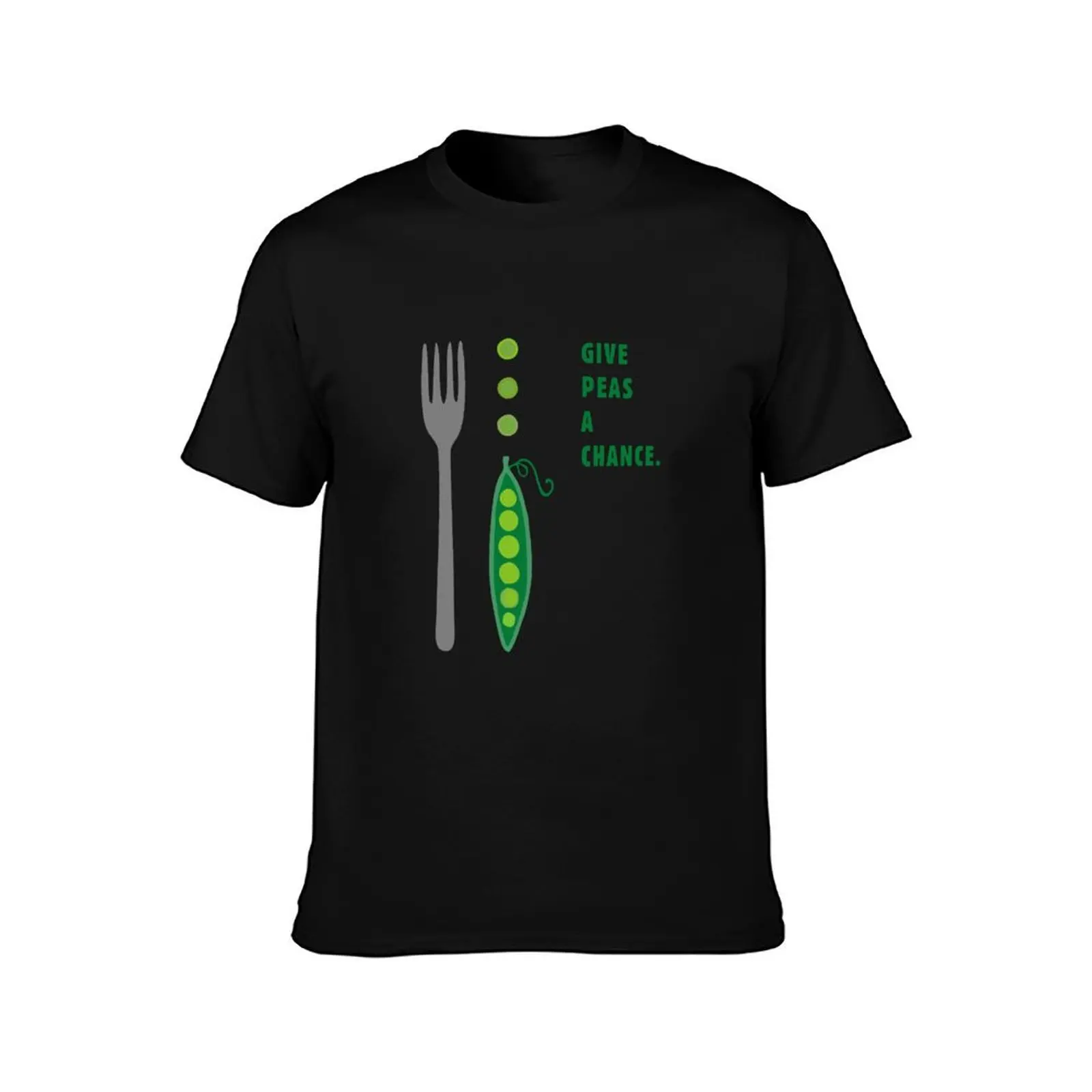 Give Peas a Chance T-Shirt man t shirt luxury T-Shirt