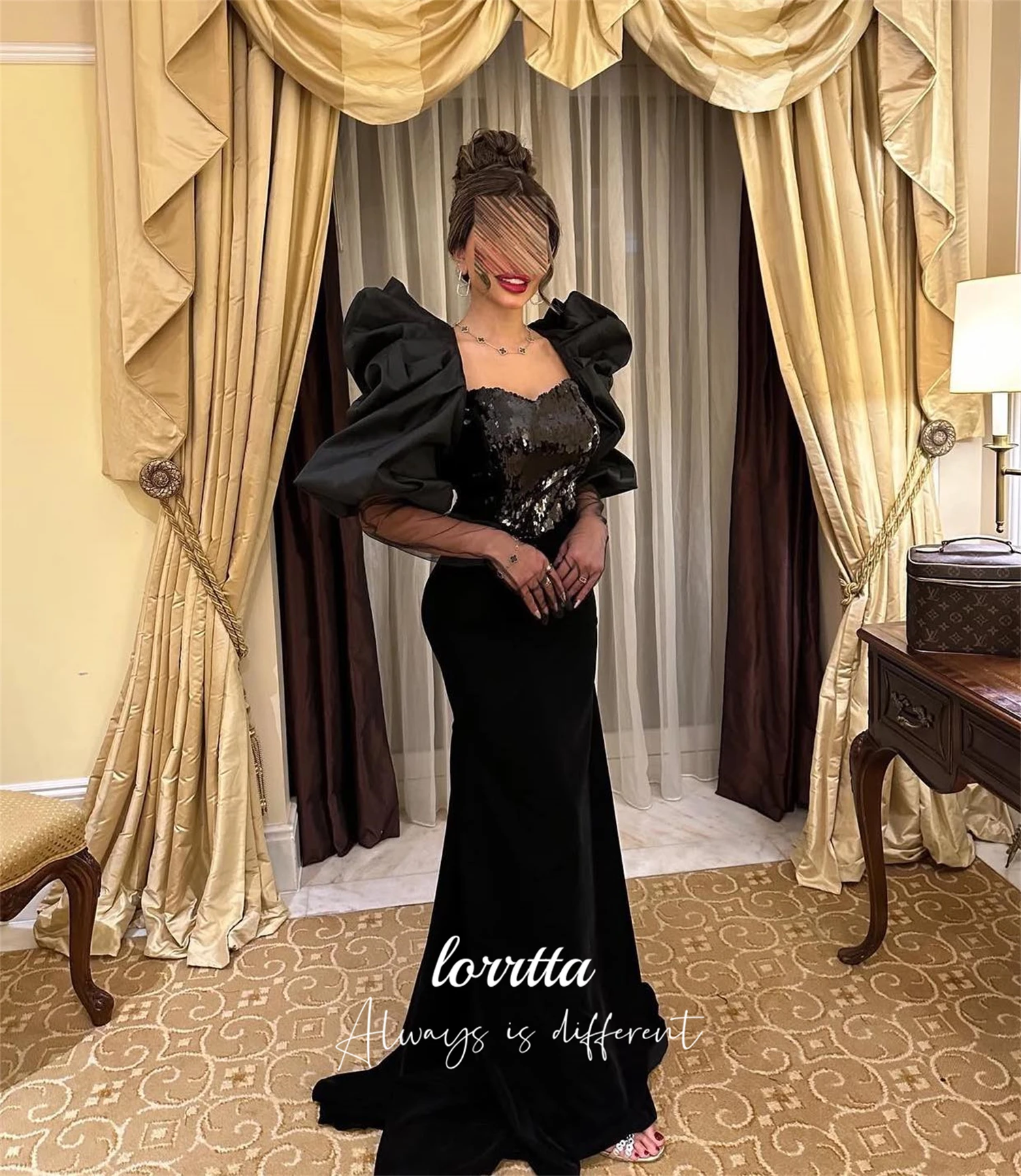 Lorrtta Customized Party Dress Evening Dresses Woman Elegant Womens Dresses for Special Occasions Prom Dress 2025 Mermaid Women