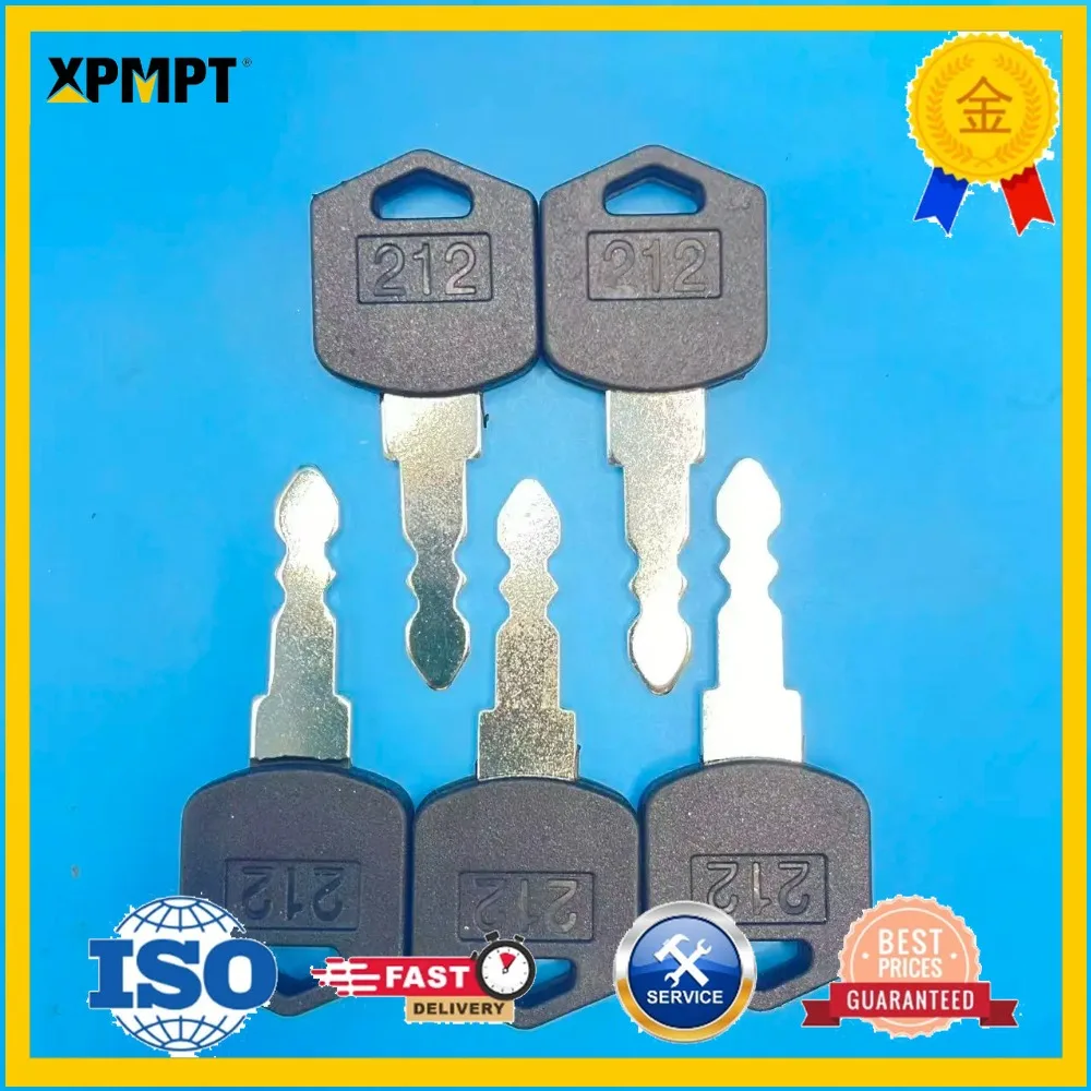1/5/10PCS 212 KEYS D554212 Ignition Key Fit for Various Forklift Models