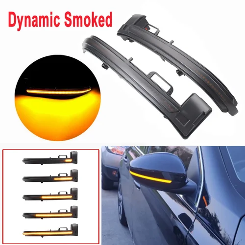 Imagen 1 del producto Para Peugeot 308 T9 308 SW II Mk2 LED secuencial espejo lateral señal de giro indicador intermitente dinámico lámparas de estilo de coche moderno