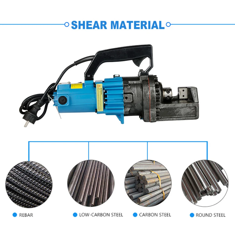 4-22mm Electric Hydraulic Rebar Cutting Machine Rebar Cutter Portable Steel Bar Cutting Tool