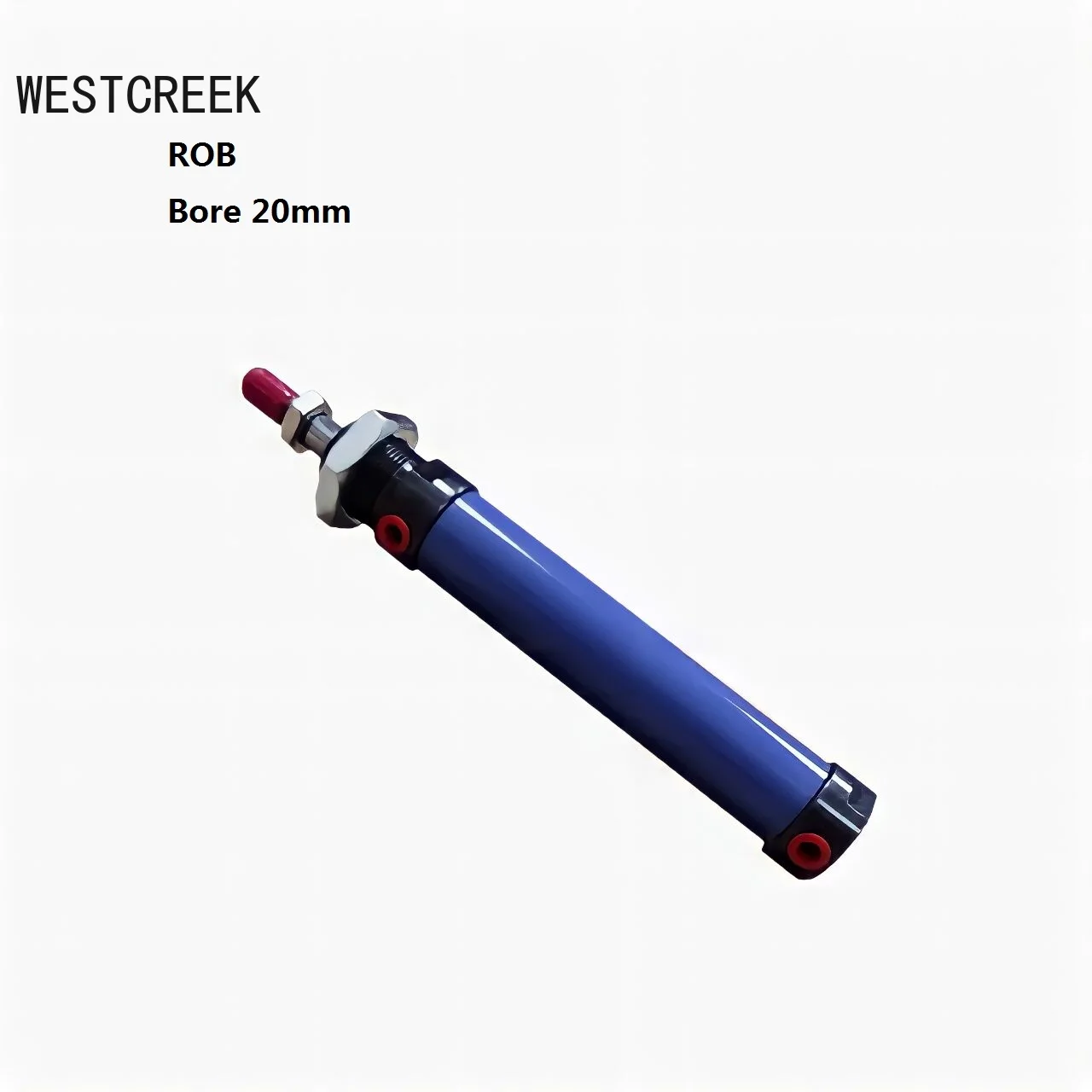 

WESTCREEK ROB20 Bore 20mm Stroke 25mm Mini Oil cylinder ROB Hydraulic Pressure Cylinder miniature round hydrocylinder